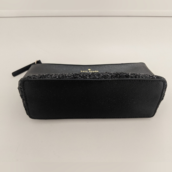EUC! Kate Spade New York Little Shiloh Greta Court Black Makeup Cosmetic Case - Picture 5 of 15